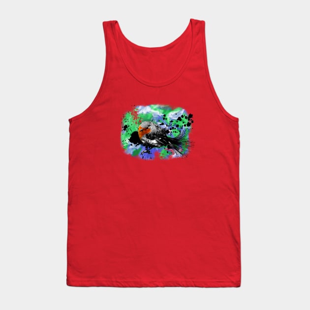 Robin Redbreast Tank Top by Alan Hogan